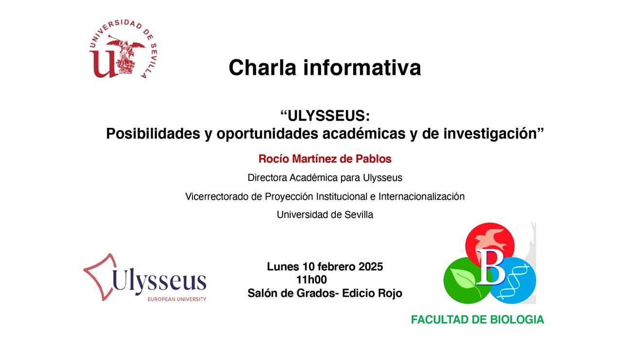 “ULYSSEUS: Posibilidades y oportunidades académicas y de investigación”