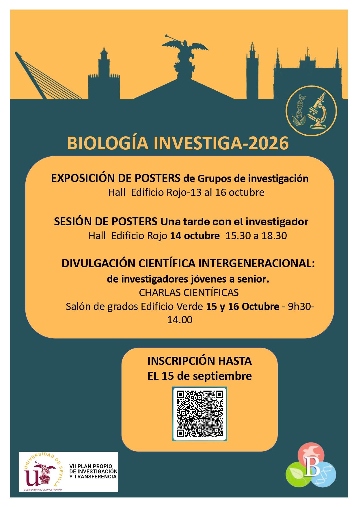 Cartel | Biología Investiga 2026